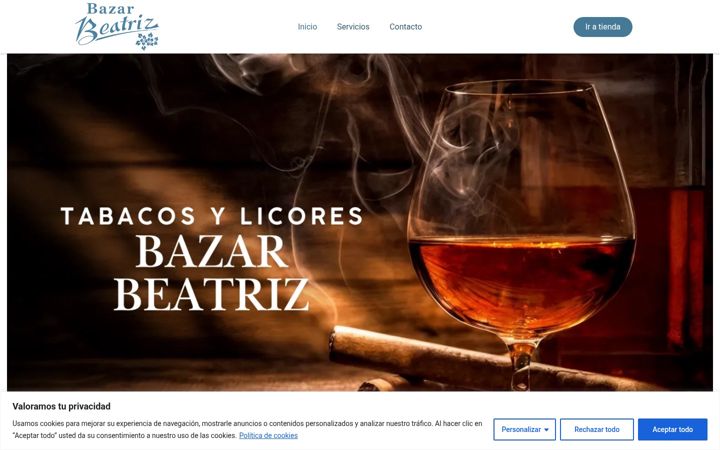 Screenshot of bazarbeatriz.com