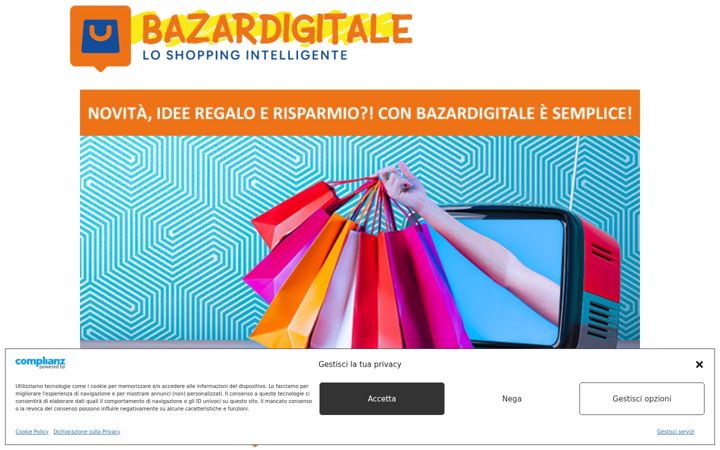 Screenshot of bazardigitale.com