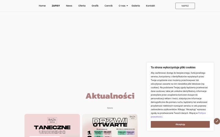 Screenshot of bazatanca.pl