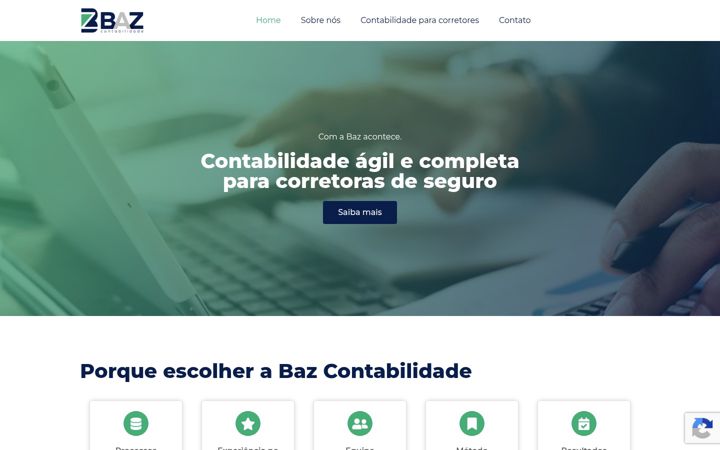 Screenshot van bazcontabilidade.com.br