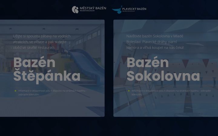 Screenshot of bazenmb.cz