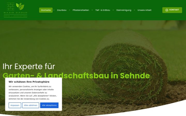 Snímek obrazovky baziddaoud-gartenbau.de