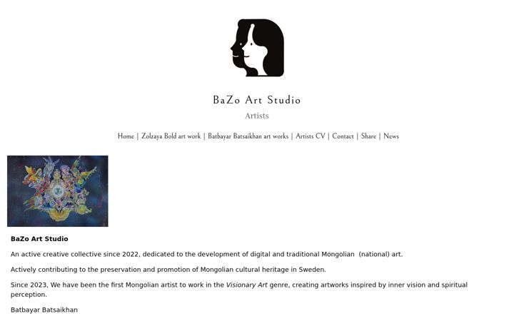 Screenshot of bazoartstudio.com