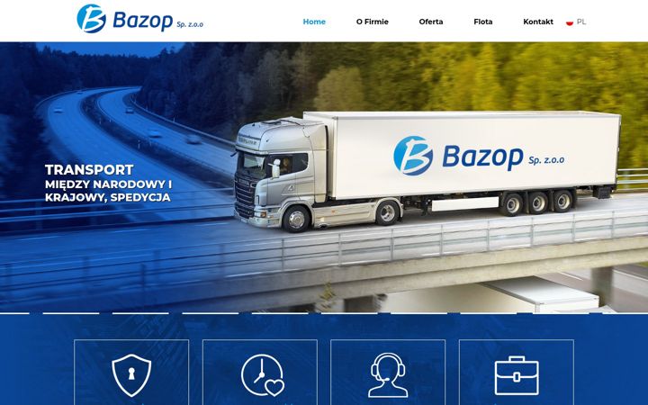 Screenshot of bazop.eu