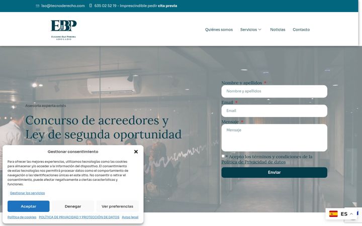Screenshot of bazpereira.com