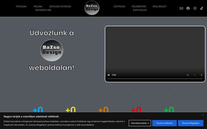 Skærmbillede af bazsodesign.hu