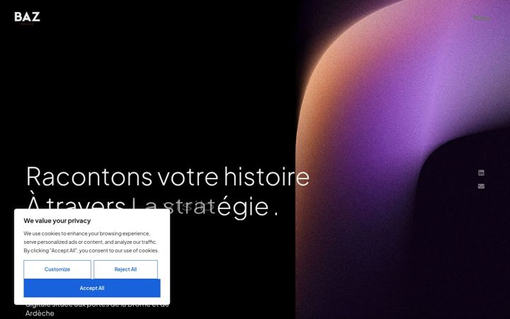 Screenshot ta' bazsolution.fr