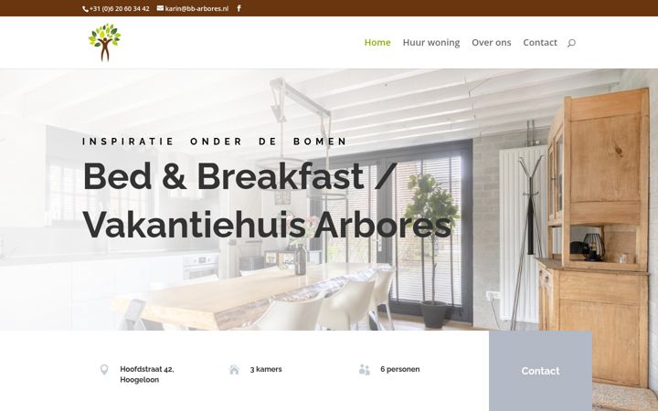 Screenshot of bb-arbores.nl