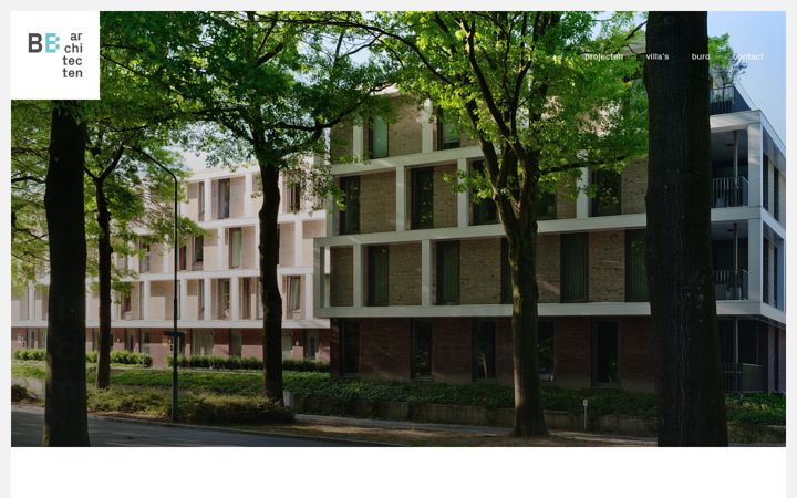 Screenshot of bb-architecten.nl