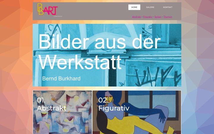 Screenshot of bb-art.gallery