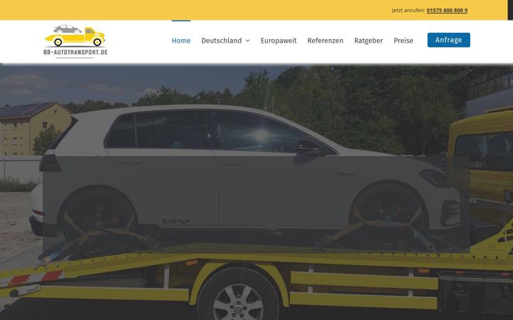 Screenshot of bb-autotransport.de