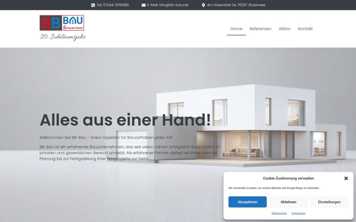Screenshot di bb-bau.net