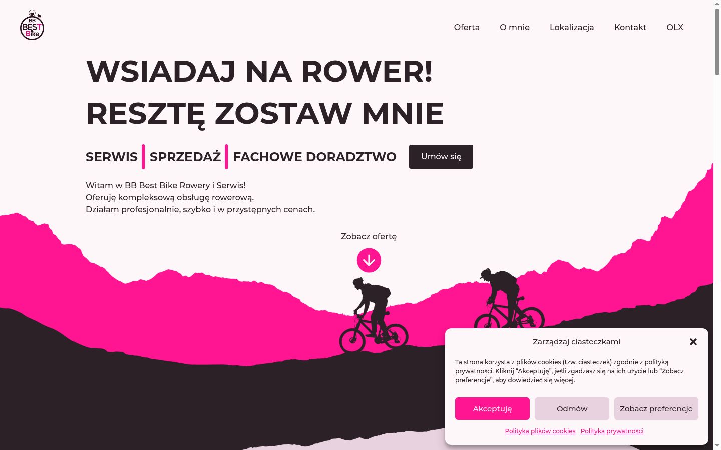 Captura de ecrã do banner de consentimento apresentado antes de qualquer interação