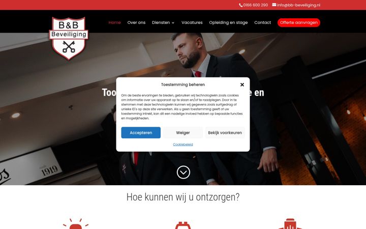 Screenshot of bb-beveiliging.nl