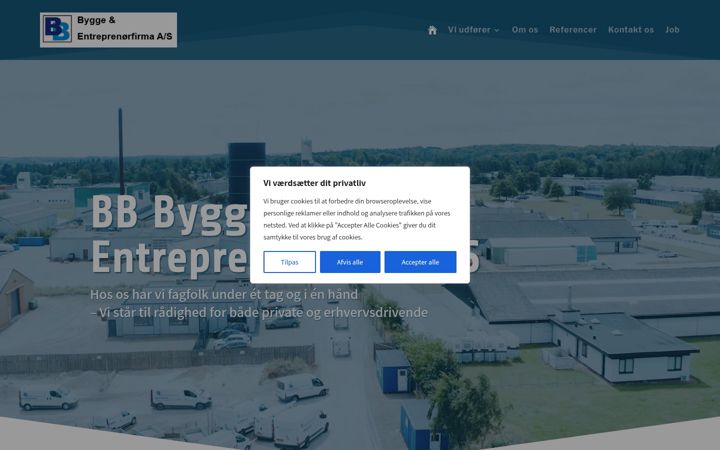 Screenshot of bb-byg.dk