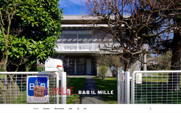 Screenshot of bb-ilmille.it
