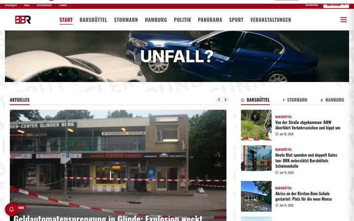 Screenshot of bb-rundfunk.de
