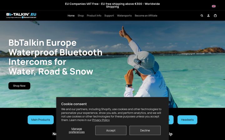 Screenshot of bb-talkin.eu