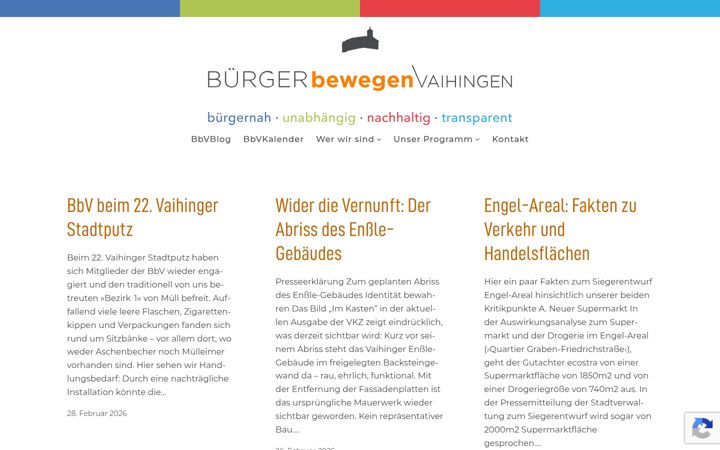 Screenshot of bb-vaihingen.de