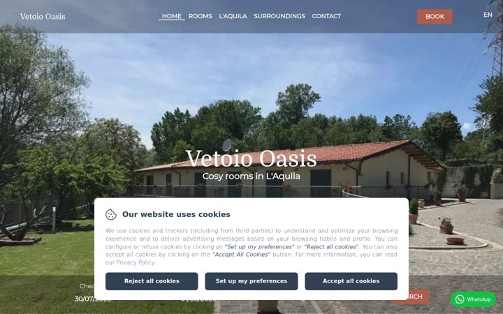 Screenshot of bb-vetoio.it