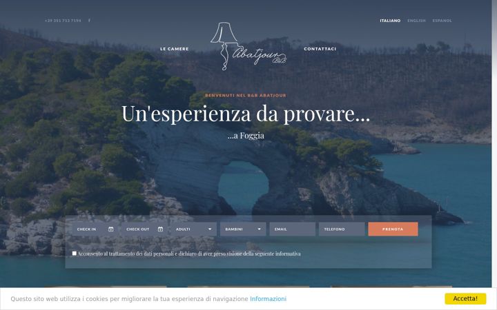 Screenshot of bbabatjour.it