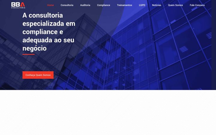 Screenshot of bbaconsultoria.com.br