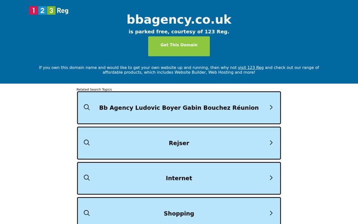 Screenshot of bbagency.co.uk