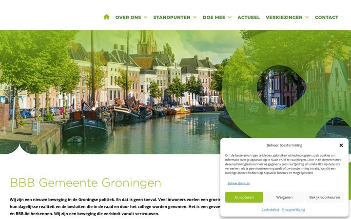 Skjermbilde av bbb-gemeentegroningen.nl