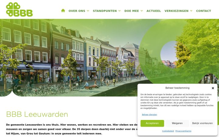 Skjermbilde av bbb-leeuwarden.nl