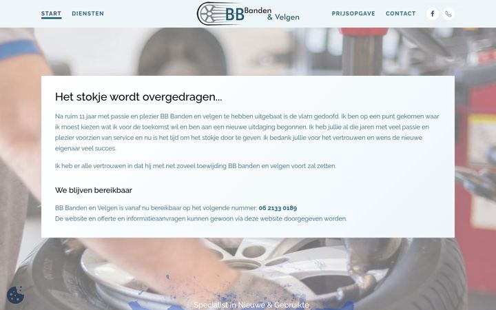 Skjermbilde av bbbandenenvelgen.nl