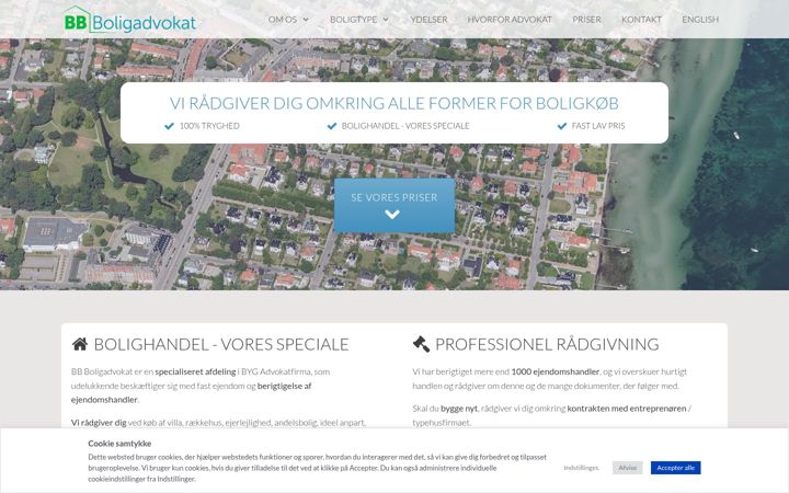 Screenshot of bbboligadvokat.dk