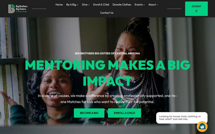 Screenshot of bbbsaz.org