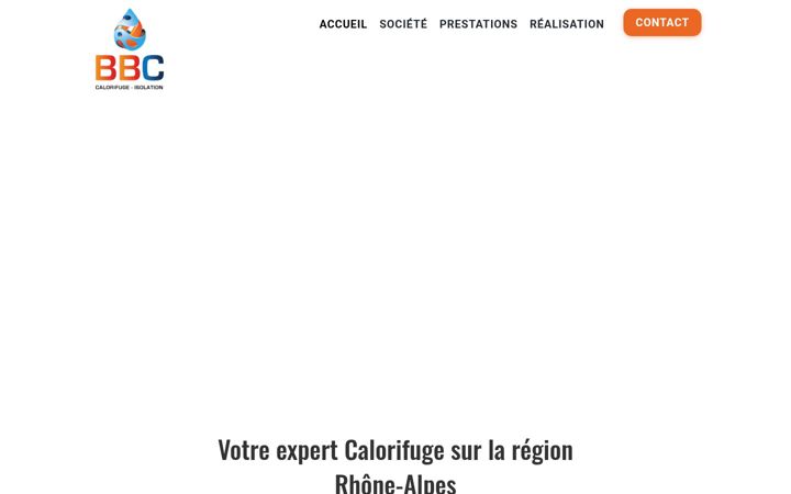 Capture d'écran de bbc-calorifuge.fr
