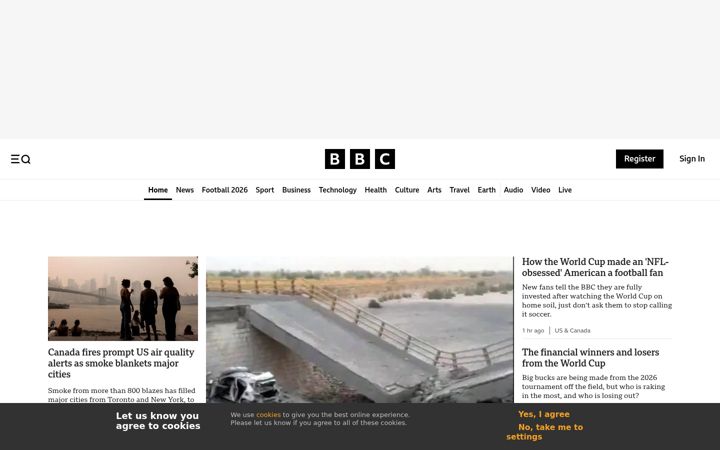 Screenshot von bbc.in