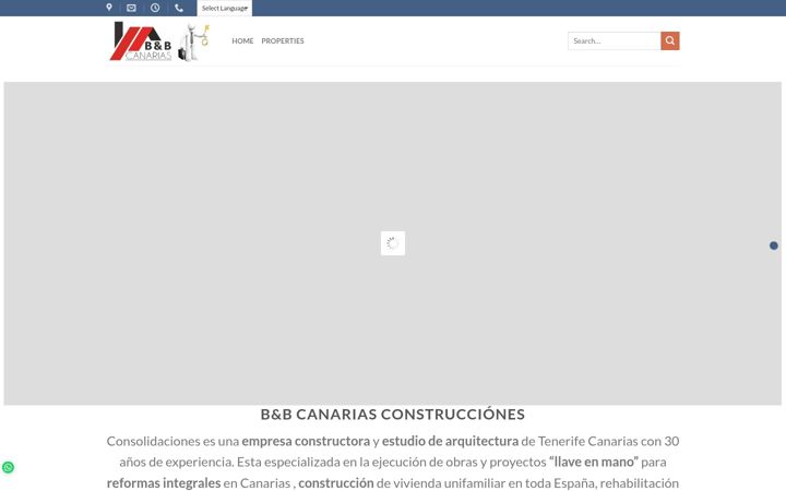 Screenshot of bbcanariaconstrucciones.es