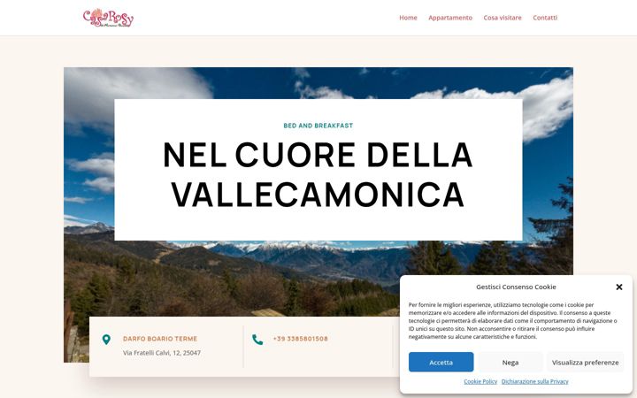 Screenshot of bbcasarosy.it