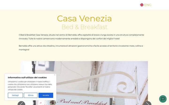 Screenshot of bbcasavenezia.it