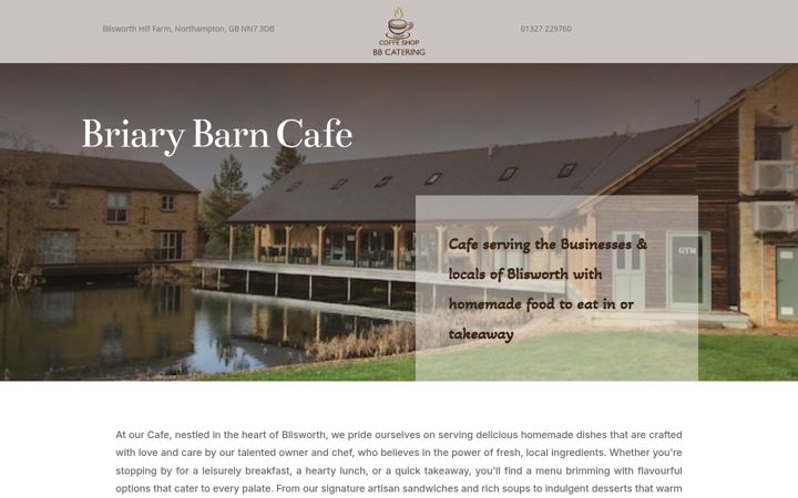 Screenshot of bbcatering.co.uk