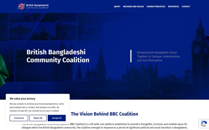 Screenshot of bbccoalition.com