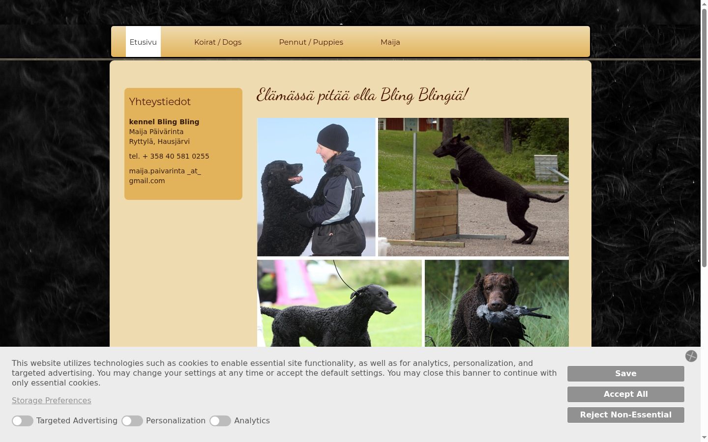 Screenshot tal-banner tal-kunsens muri qabel kwalunkwe interazzjoni