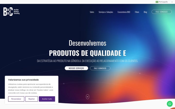 Snimka zaslona za bbcgroup.com.br