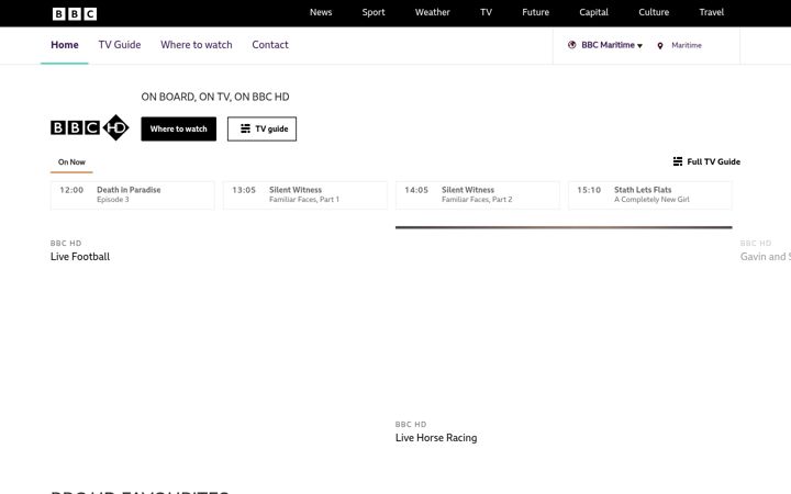 Screenshot of bbchdmaritime.com