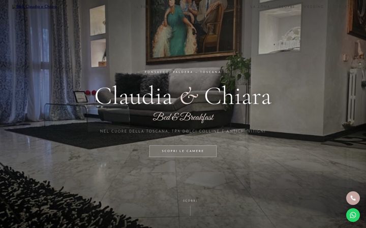 Screenshot of bbclaudiaechiara.it