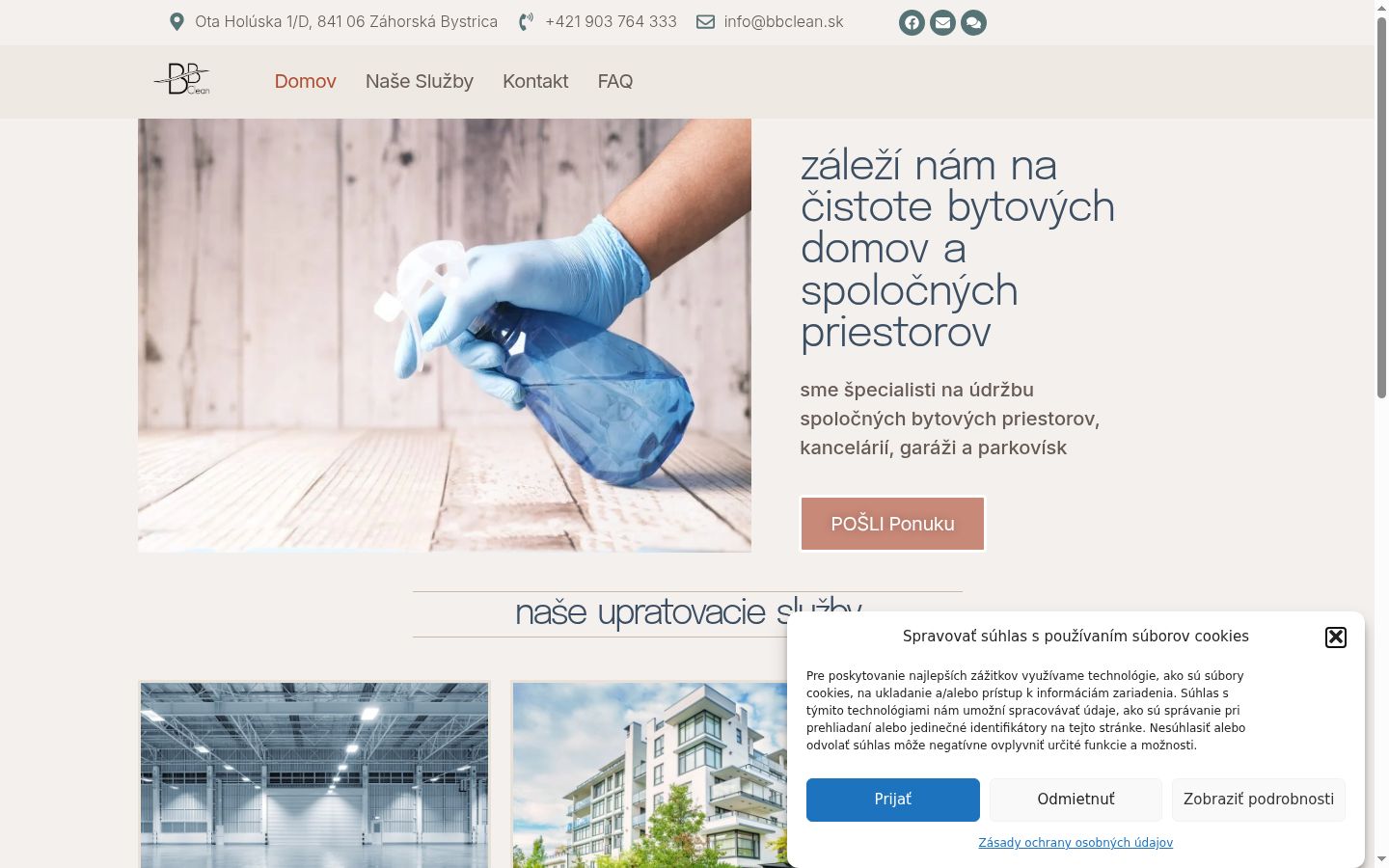 Sutikimo reklamjuostės, rodytos prieš bet kokią sąveiką, ekrano kopija