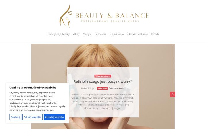 Screenshot stránky bbclinic.pl