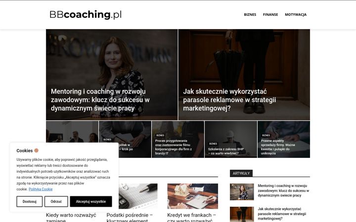 Screenshot of bbcoaching.pl