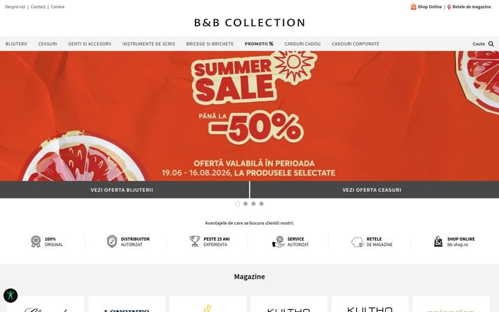 Screenshot of bbcollection.ro