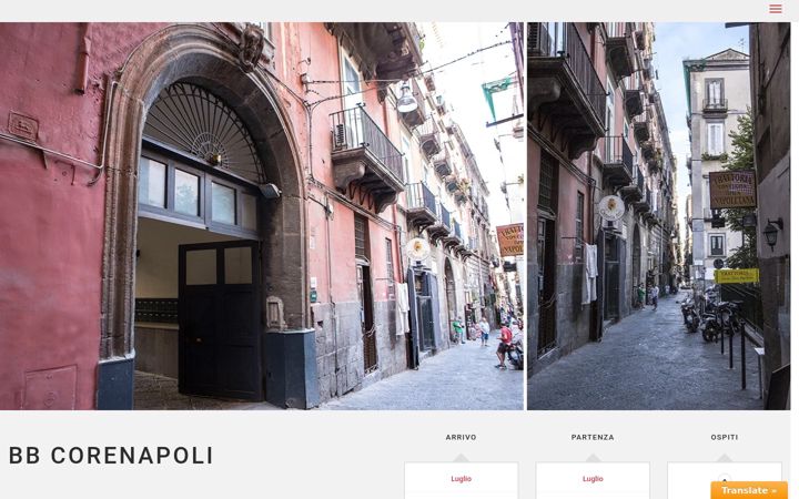 Screenshot of bbcorenapoli.eu