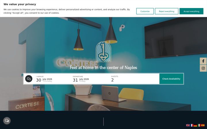 Screenshot of bbcortese.it