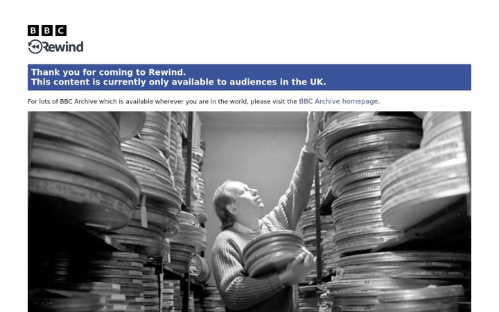 Screenshot of bbcrewind.co.uk